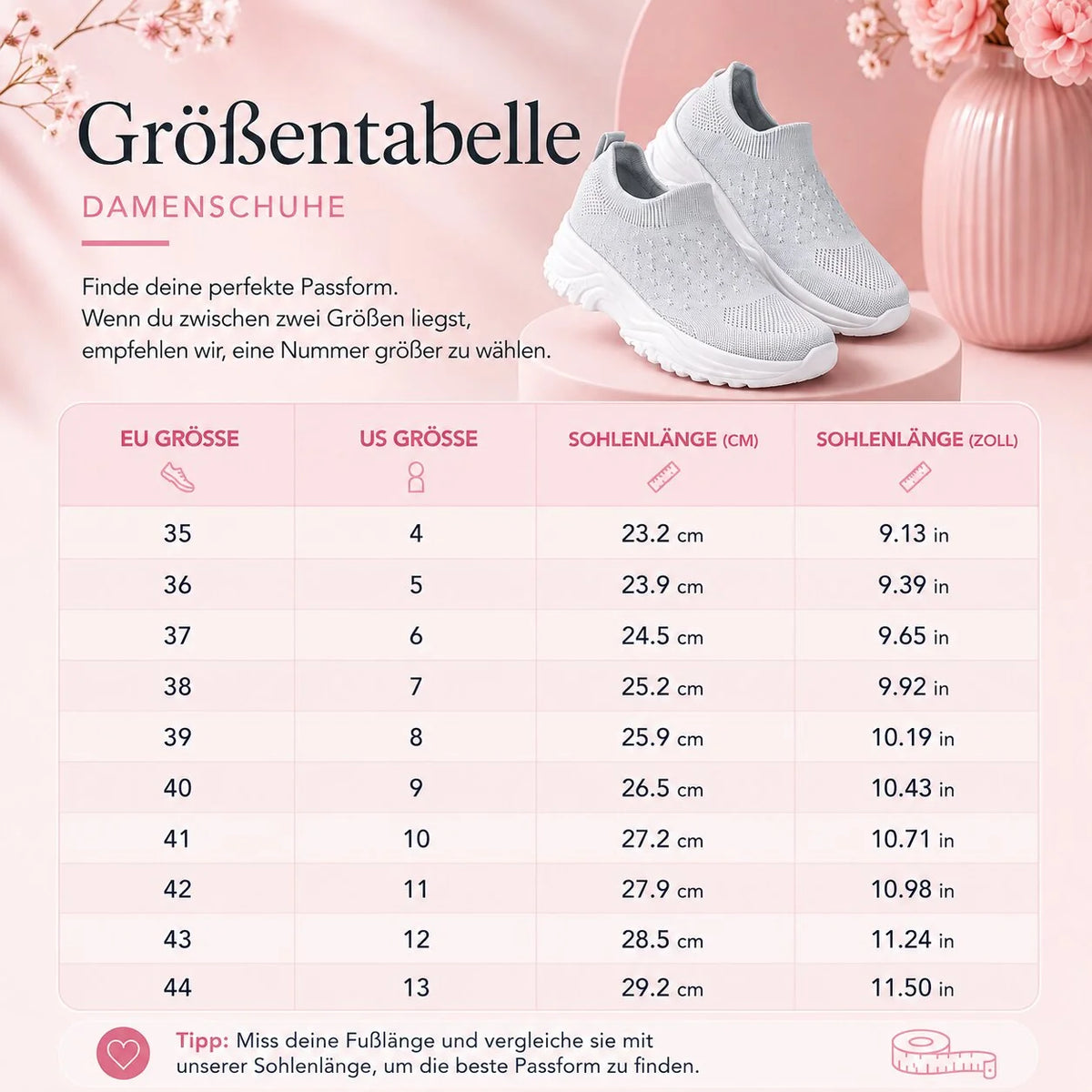 Orthopädische Slip On Schuhe für Damen | Trittquell
