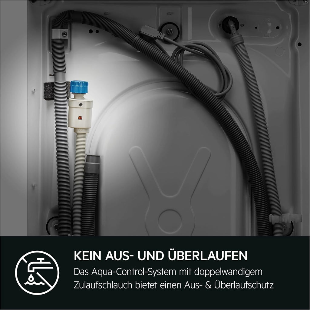 AEG Waschtrockner, Serie 7000 mit DualSense, 9 kg Waschen, 5 kg Trocknen, D, energiesparend, Mengenautomatik, Nachlegefunktion, ProSteam - Auffrischfunktion, 1600 U/min, LWR7S65690