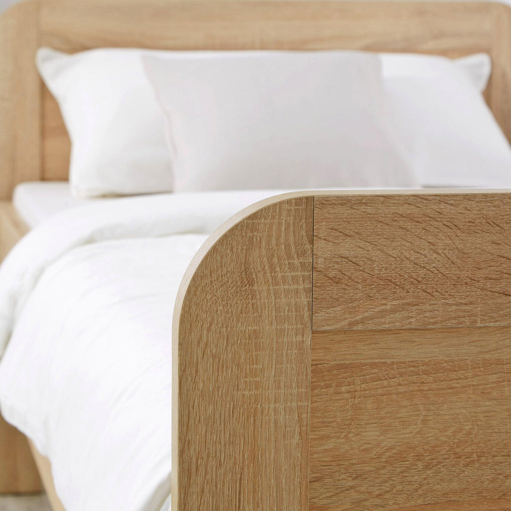 Homestyle4u Komfortbett Bett Senioren Seniorenbett 120x200 Komforthöhe Natur Holz erhöhter Einstieg extra hoch | Artikel 3120