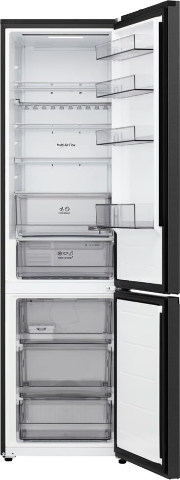 LG GBBS322CEV Fit&Max Kühl-/Gefrierkombination (375 L, Energieklasse C) vollintegrierbar oder freistehend mit FRESHConverter+, DoorCooling+ und Total No Frost, Schwarz