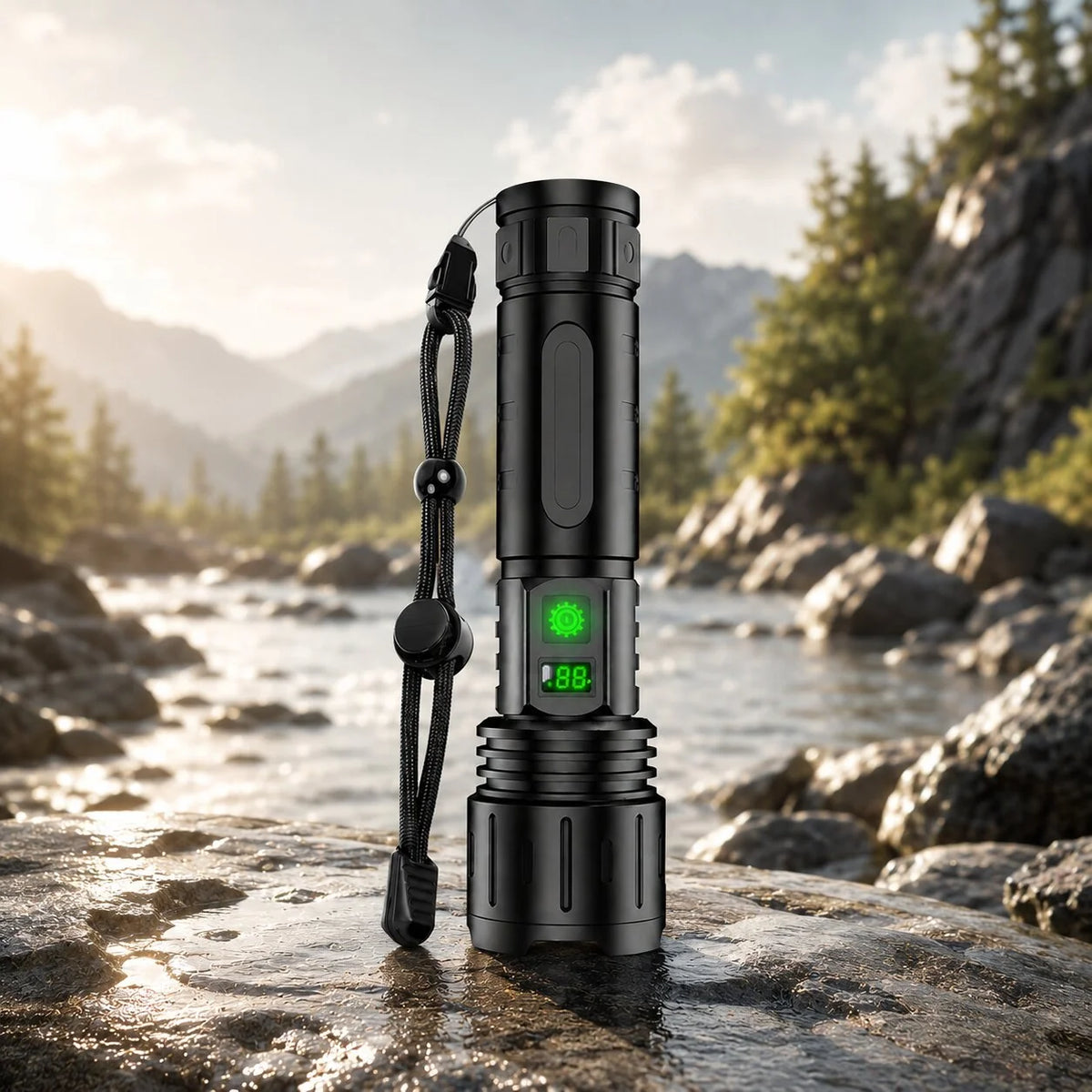 Wiederaufladbare LED Taschenlampe | Nachtfalken