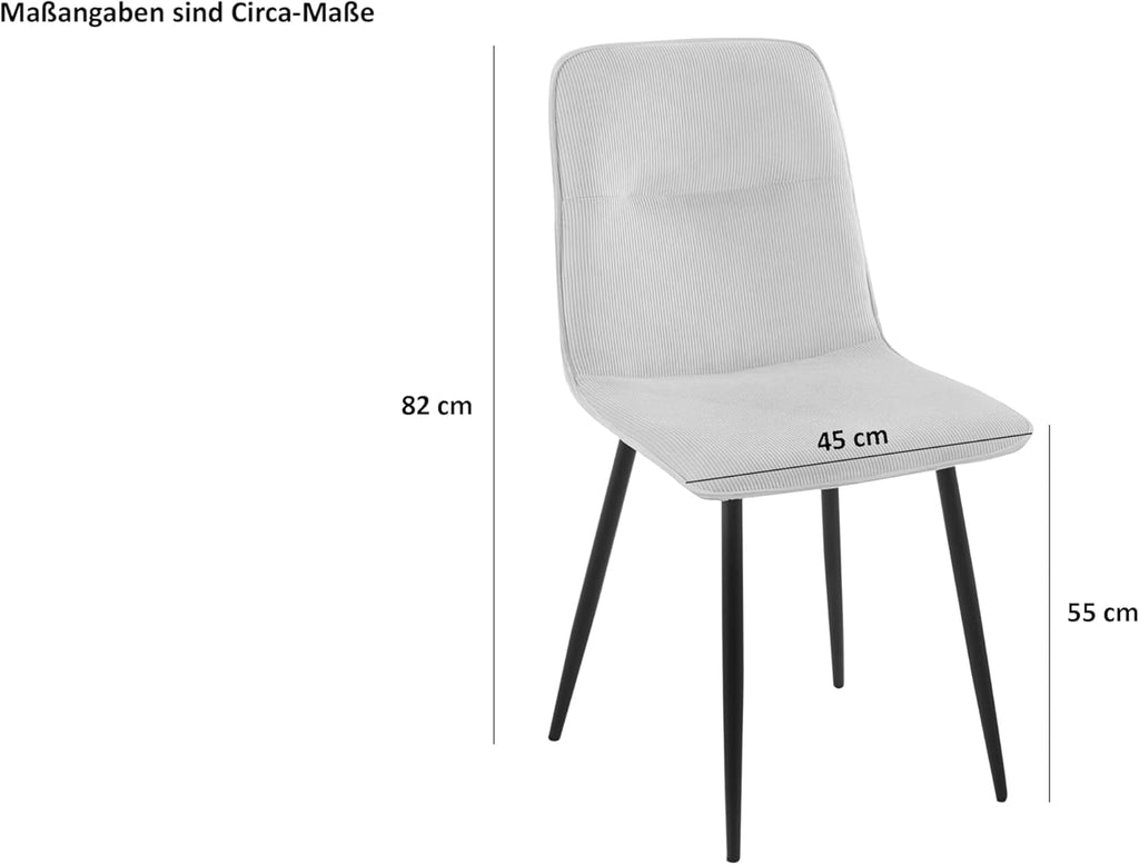 SAM 7 TLG. Essgruppe Josy | 180 x 90 cm | Holz Wildeiche-Optik | Stuhl Set Susi Anthrazit | U-Gestell Schwarz | Esstisch mit 6 Stühlen | Esszimmertisch/Küchentisch/Holztisch | Esszimmer