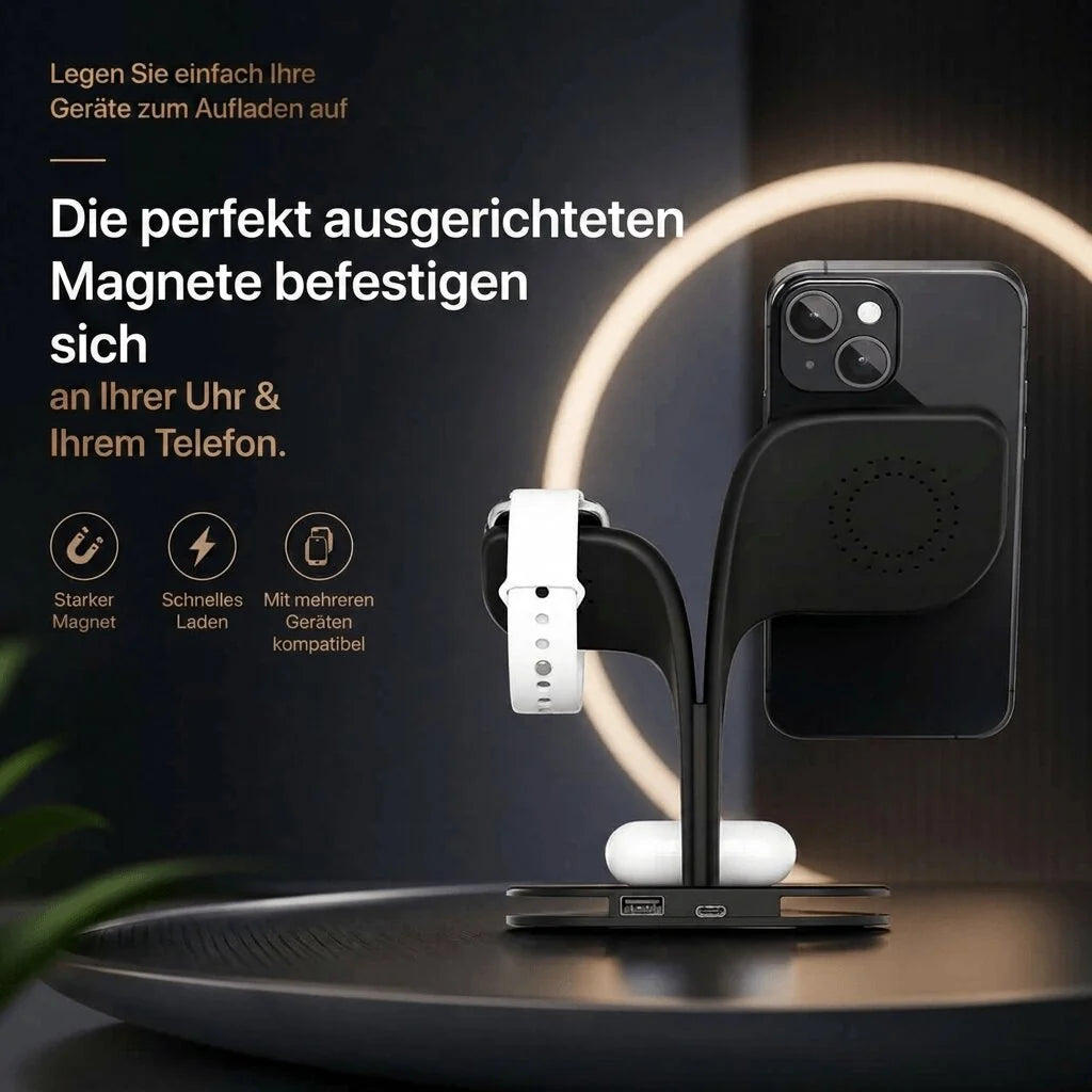 3 in 1 MagSafe Ladestation | Magnetquell