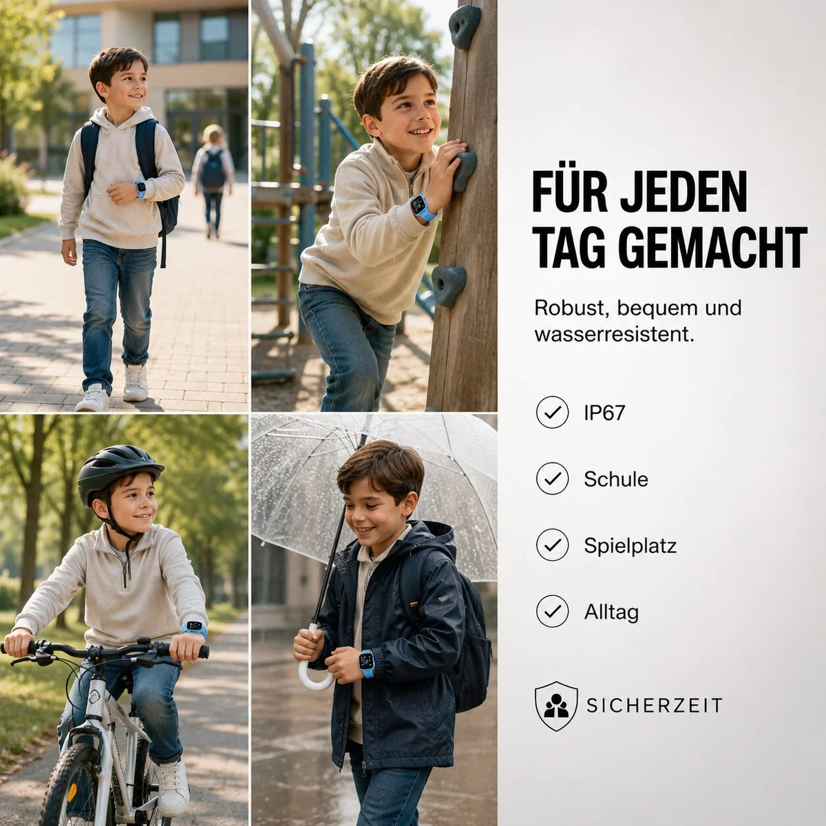 Kinder Smartwatch mit GPS | Sicherzeit