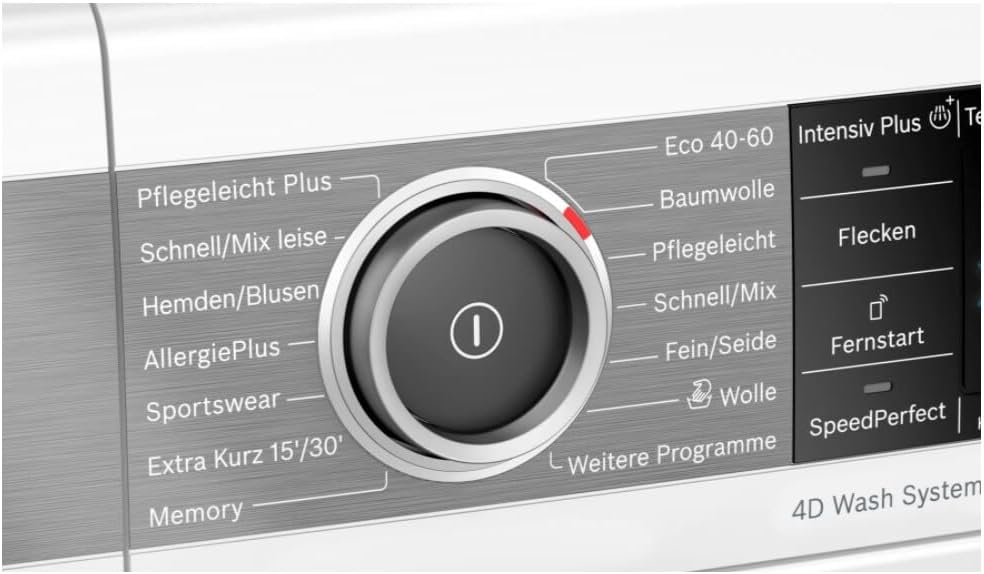 WAV28G43 HomeProfessional Smarte Waschmaschine, 9 kg, 1400 UpM, Made in Germany, Flecken-Automatik Plus entfernt 16 Fleckenarten, ActiveWater Plus maximale Energie- und Wasserersparnis