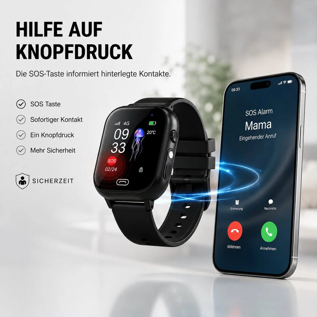 Kinder Smartwatch mit GPS | Sicherzeit
