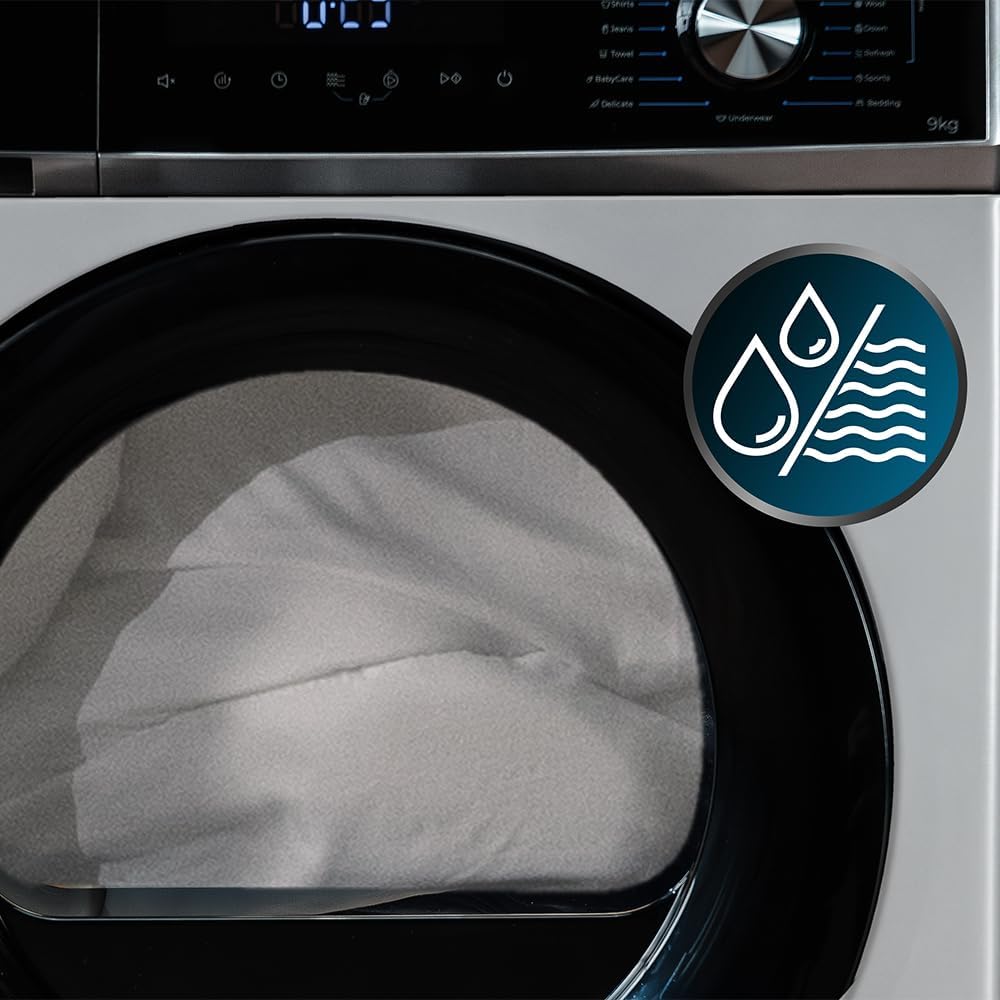 Cecotec Wäschetrockner 9Kg Bolero Dresscode Dry 9330. Entspricht Energieeffizienzklasse A++, 15 Programme und Funktionen wie automatisches Trocknen, einfaches Bügeln, Stop&Go, Delay Start