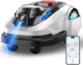 YARDCARE N1600Pro Mähroboter ohne Begrenzungskabel mit RTK- & KI-Vision-Navigation für Gärten bis 1600 m², U-förmiges Mähmuster & Multizonen-Management Hindernisvermeidung, App-Höhenverstellung