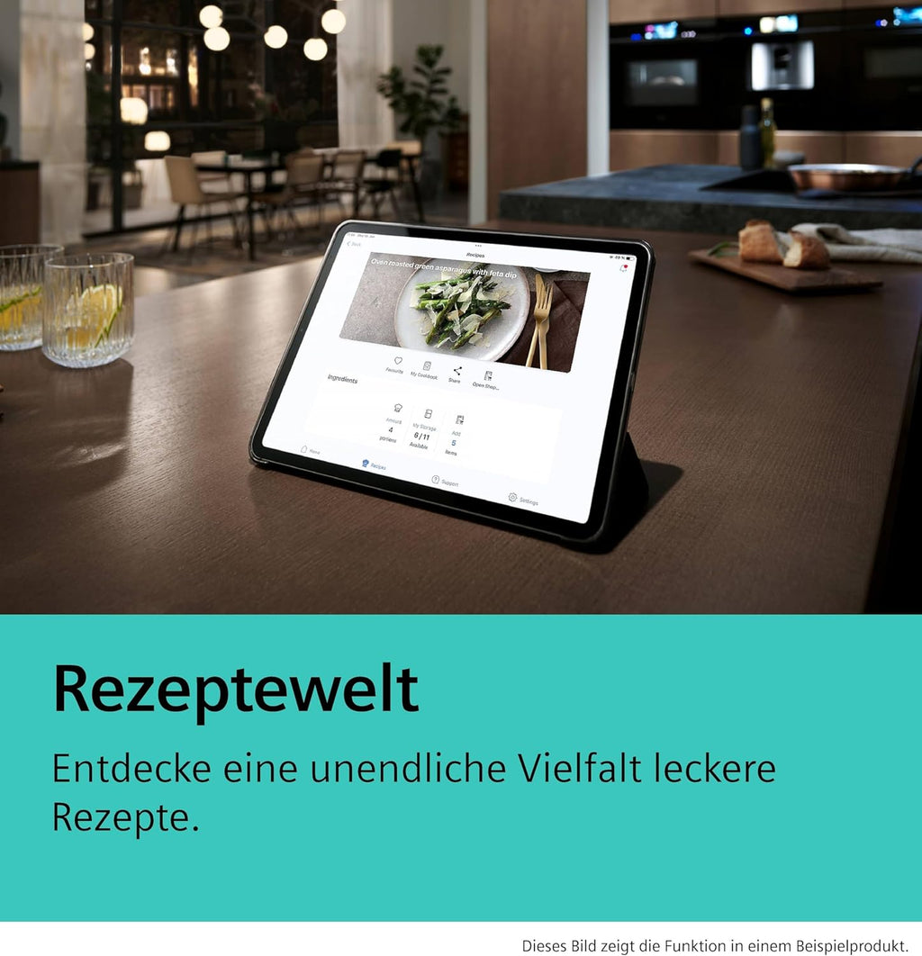 Siemens HB578HBS7 iQ500 Einbau-Backofen, 60 x 60 cm, activeClean - automatisches Selbstreinigungssystem, cookControl30, 3D Heißluft, Backofenassistent mit Sprachsteuerung, Backwagen, Home Connect