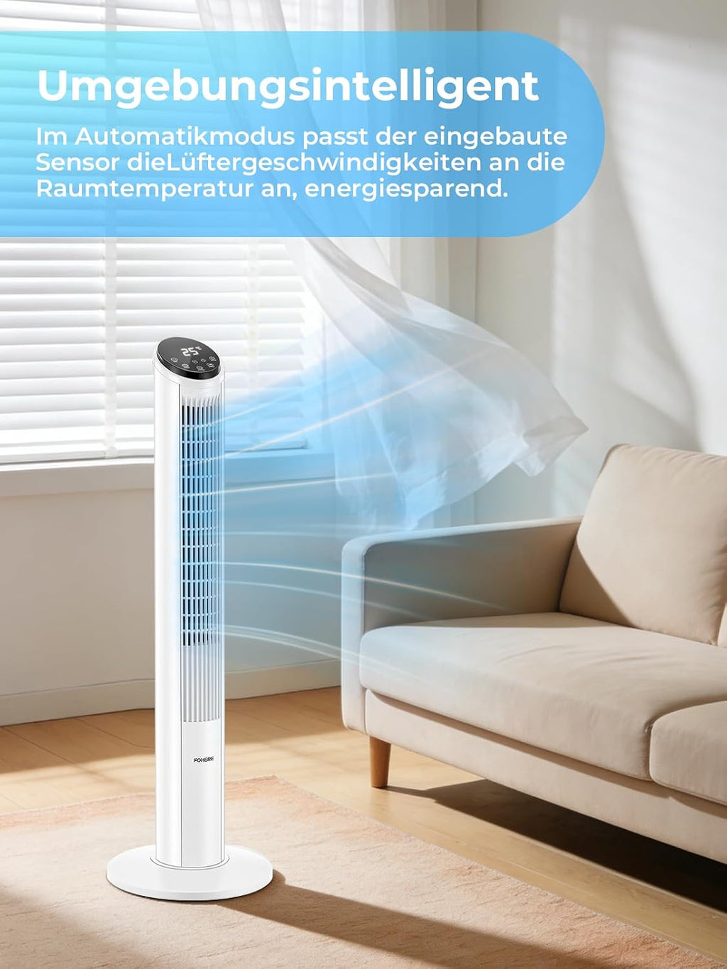 Turmventilator sehr Leise (