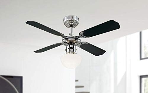 Westinghouse Lighting Deckenventilator Portland Ambiance chrom 7832140 90 cm Durchmesser