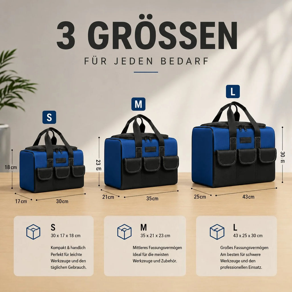 Werkzeugtasche mit Fächern & Schultergurt | Werkvalet