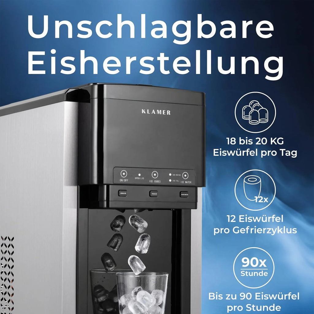 3-in-1 Eiswürfelmaschine
