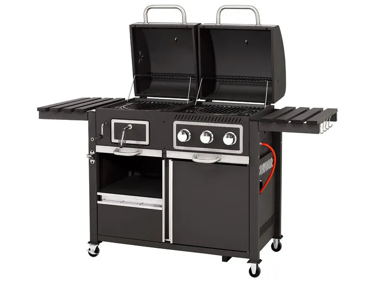 tepro Kohle-Gas-Grill »Toronto Kombi«, 8,7 kW Leistung, 3 Edelstahlbrenner, 2 Ablagen