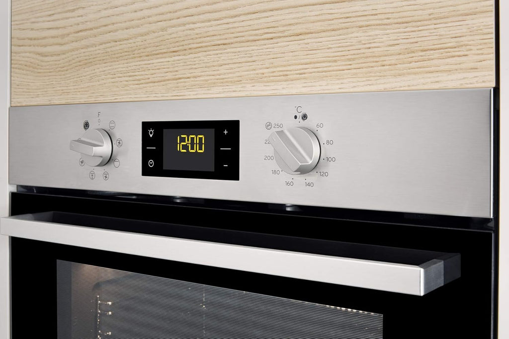 Privileg PBWR6 OH5F IN Einbau-Backofen/ Energieffizienzklasse A/ 71 L/ Hydrolyse-Reinigungsfunktion/ Multifunktions-Umluftbackofen Mit 7 Funktionen/ Edelstahl/ Turn&Go/ Click&Clean