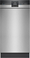 Siemens SR43ES25ME iQ300 Unterbau-Geschirrspüler, 45 cm, besonders leise, varioSpeed Plus, varioFlex Korbsystem und varioSchublade, autoOpen dry, aquaStop, Home Connect, Gebürsteter Stahl