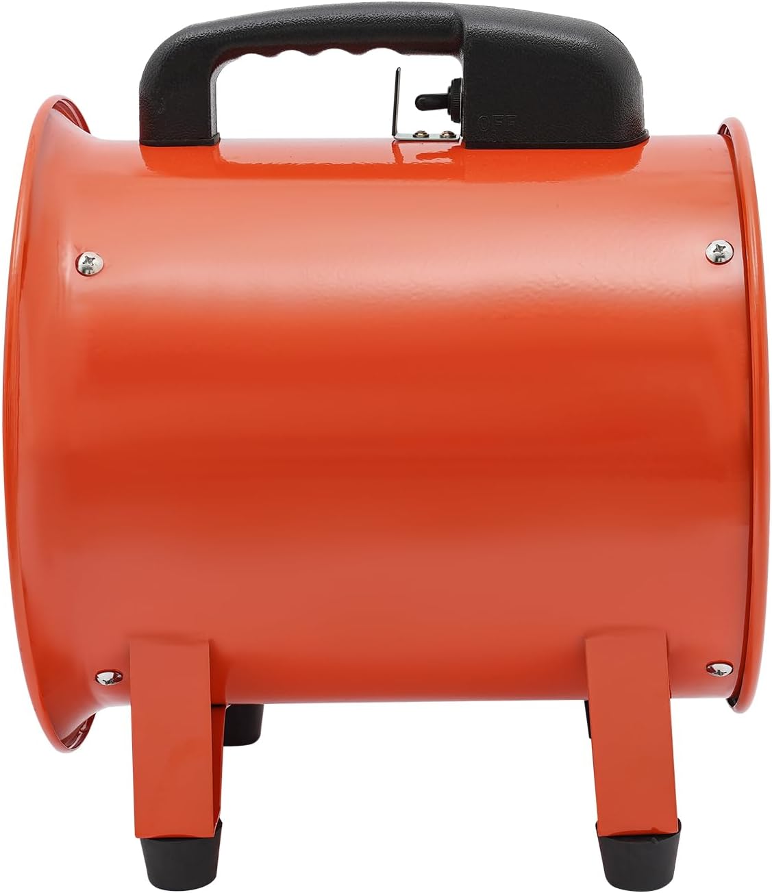 250mm Bauventilator 2580m³/h Industrieventilator Baugebläse mit 10M Schlauch Axialgebläse 2800/3300rpm Baulüfter für Fabriken Keller Stahlwerke Tunnel und Autowerkstätten