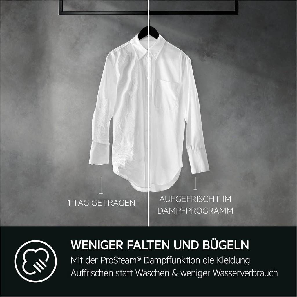 AEG LTR7A71370 Waschmaschine Toplader / Serie 7000 mit ProSteam / ProSteam - Auffrischfunktion / 7,0 kg / Leise / Mengenautomatik / Nachlegefunktion / Wasserstopp / 1300 U/min