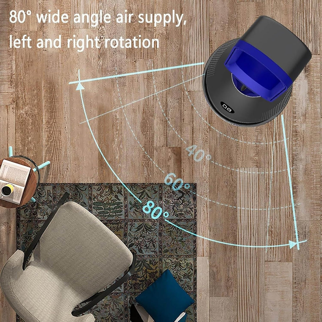 Standventilator, Air Circulator Turmventilator mit Fernbedienung, 8 Geschwindigkeiten, Heiß und Kalt, Dual Use, Flügelloser Ventilator für Büro, Zuhause, Schlafzimmer