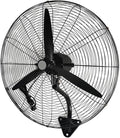 Leistungsstarker Industrie-Wandventilator, 21″/27″/31″ Wandventilator, 120°-Oszillation, 3 Geschwindigkeiten, Reinkupfermotor, Starker Luftstrom, Geräuscharm, Retro-Kühlventilator, 55 Cm, 78 Cm (31 Z