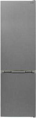 SHARP SJ-FBB05DTXLD-EU Kühl-Gefrier-Kombination freistehend 180 cm, EEK D, NanoFrost, 288 L Gesamtvolumen, Feuchtigkeits-Gemüsefach, Edelstahl Optik