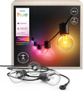 Hue Festavia Globe Außenlichterkette, White & Color Ambiance, 21 M LED Lichterkette, 30 Lampenkugeln, dimmbare Gartenbeleuchtung funktioniert per Hue App, Alexa, Google Assistant, Home
