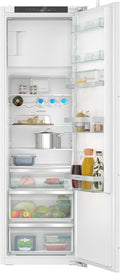 Siemens KI82LADD0 iQ500, Einbau-Kühlschrank mit Gefrierfach, 177,5 x 56 cm Nische, 246 L Kühlen & 34 L Gefrieren, Made in Germany, hyperFresh für längere Frische, schnell Kühlen, Leise, Flachscharnier