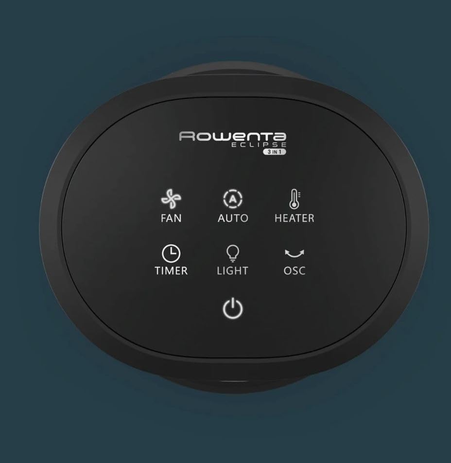 Eclipse 3 en 1 Purificateur d'air + Chauffage+ Ventilateur Rowenta QU5060F0 2100 W Blanc