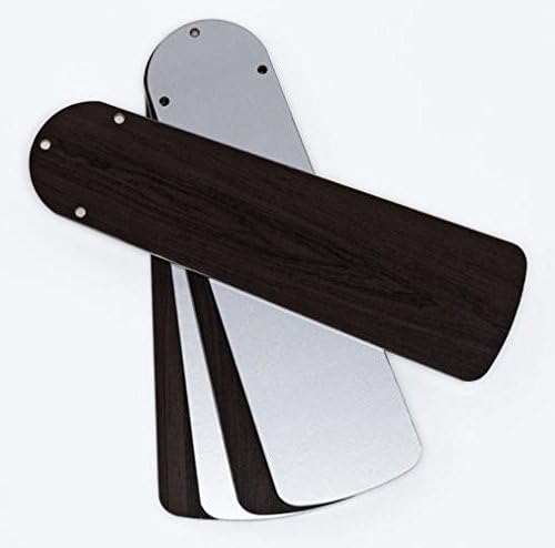105 cm Deckenventilator Kingston 72114 mit drei Leuchten und fünf Flügeln, Ausführung in gebürstetem Aluminium