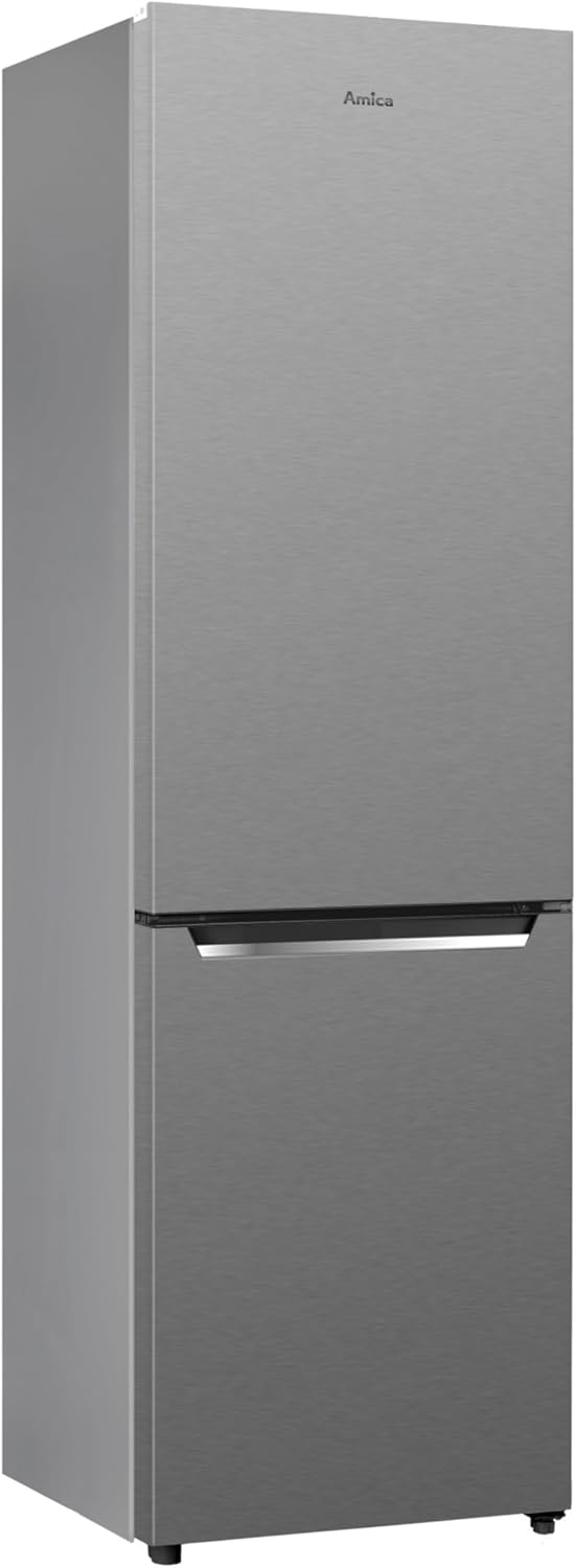 Amica Kühl Gefrierkombination freistehend Total NoFrost 181 x 54 x 59,1 cm 250 l Nutzinhalt VitControlPlus FreshZone elektronische Steuerung - Edelstahloptik