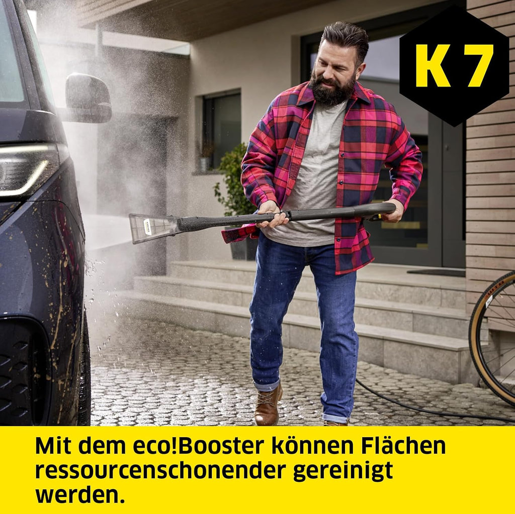 Krcher Hochdruckreiniger K 7 Premium Power Home, Druck: 180 bar, Durchfluss: 600 l/h, Flchenleistung: 60 m/h, Leistung: 3.000 W, Schlauchtrommel, mit Pistole, Dreckfrser, Strahlrohr