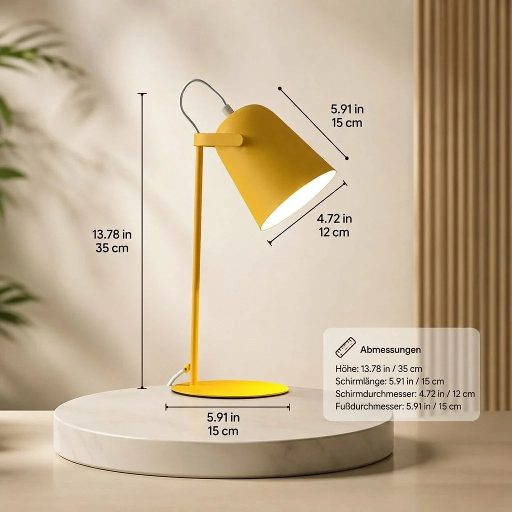 Tischlampe im Bucket Design aus Metall | Macaronaire