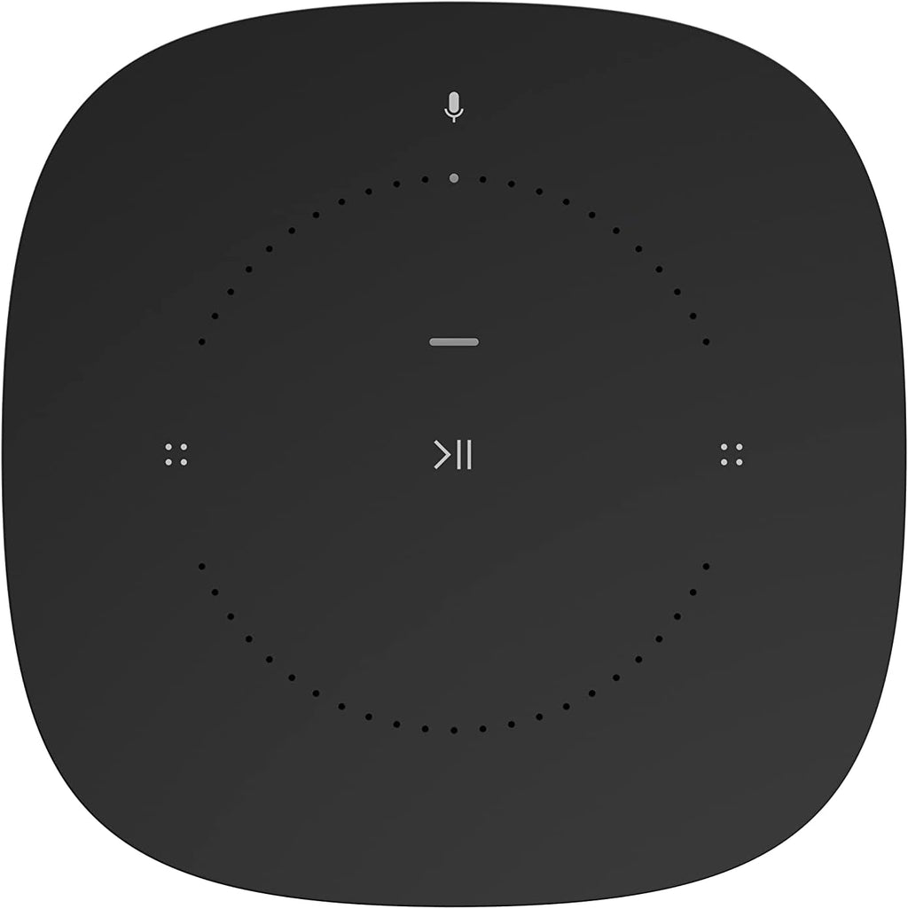 Sonos One Smart Speaker, schwarz – Intelligenter WLAN Lautsprecher mit Alexa Sprachsteuerung, Google Assistant & AirPlay – Multiroom Speaker für unbegrenztes Musikstreaming