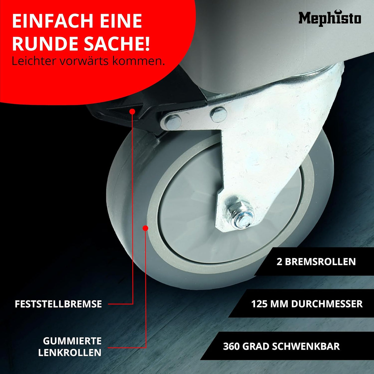 Mephisto XXL Werkzeugwagen Werkstattwagen mit 8 Schubladen Davon 7 mit Werkzeug wie Schraubenschlüssel, Ratsche mit Nusskasten, Schraubendreher usw. in Soft Inlays in Carbonoptik gefüllte Schubladen