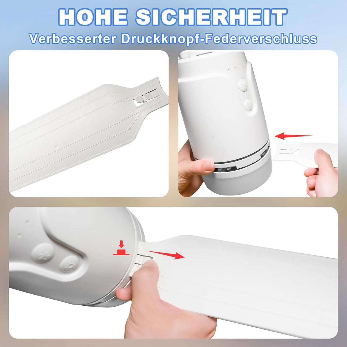 SHUNLEE Deckenventilator Outdoor mit Beleuchtung 80CM, Deckenventilator Indoor/Outdoor mit Stecker, Fernbedienung und Leise, Mobiler Ventilator Lampe für Terrasse, Ceiling, Pavillon, Wohnzimmer (80CM)