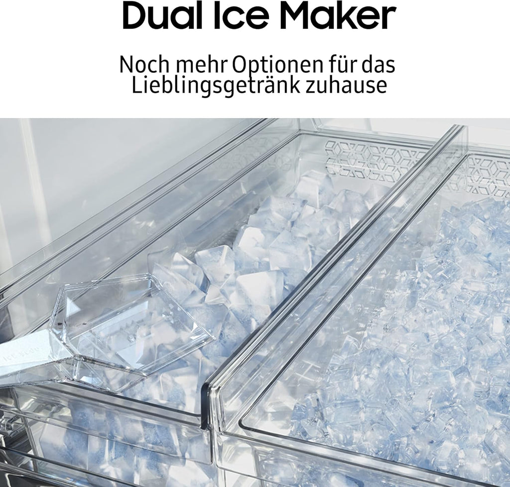 Samsung RF24BB620ES9EF French-Door-Kühlschrank mit Gefrierfach, 177,8 cm, 674 l, SmartThings AI Energy Mode, Autofill Water Pitcher, Dual Ice Maker, Edelstahl Look