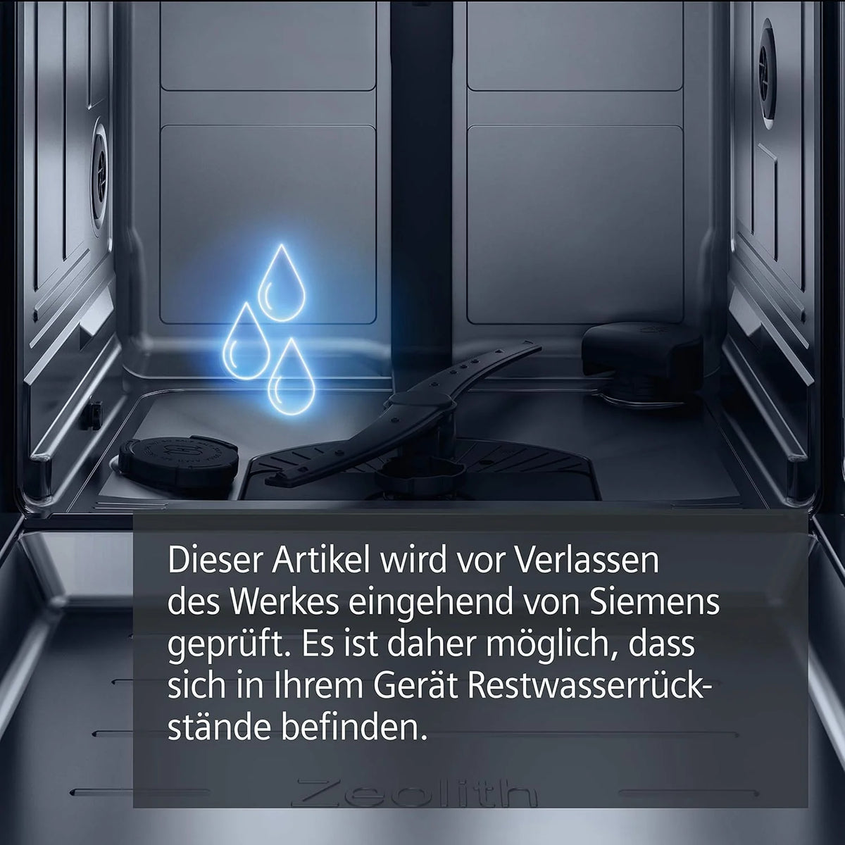 Siemens SR65YX08ME, iQ500 Smarter Geschirrspüler Vollintegriert, 45 cm breit, Besteckschublade, Zeolith, extra leise, aquaStop, automatische Türöffnung nach Programmende, varioSpeed, Innenbeleuchtung
