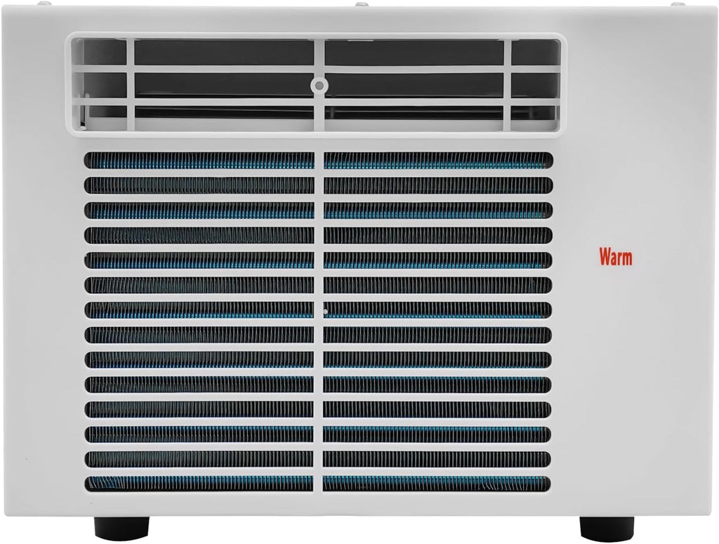 Mini Klimaanlage - 280W Klein Fensterklimaanlage mit Fernbedienung und Abluftschlauch, Mobile Kompakt Einbau Klimagerät, Tragbare Luftkühler für Schlafzimmer, Wohnzimmer, Büro
