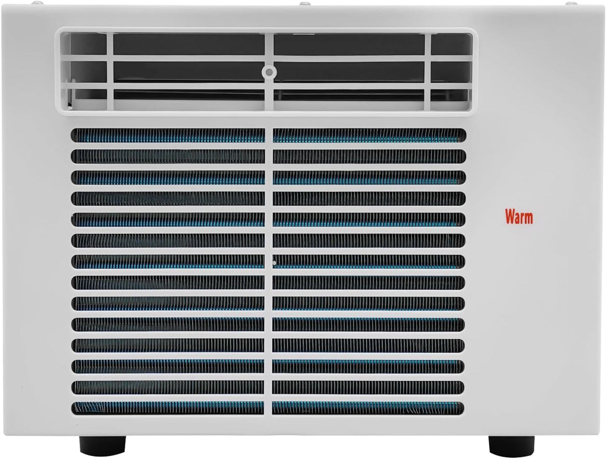 Mini Klimaanlage - 280W Klein Fensterklimaanlage mit Fernbedienung und Abluftschlauch, Mobile Kompakt Einbau Klimagerät, Tragbare Luftkühler für Schlafzimmer, Wohnzimmer, Büro