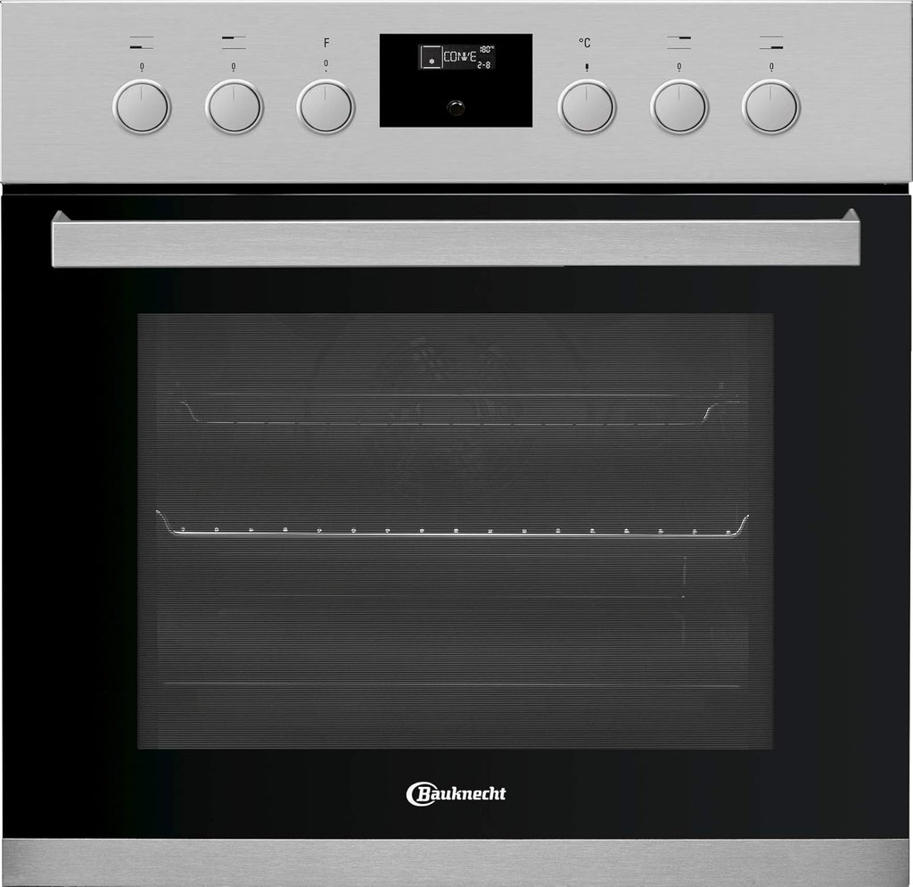 Bauknecht HEKO 566 Pyro Herd-Kochfeld-Kombination /Glaskeramik-Kochfeld (60 cm) / Pyrolyse-Selbstreinigungssystem / Multi-Level-Kochen / Backauszug mit 2 Ebenen, Schwarz