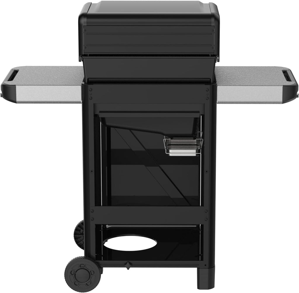 Weber Spirit E-210 Gasgrill, 2 Brenner, 51 x 46 cm Grillfläche, Warmhalterost, Deckelthermometer, 2 Räder - Schwarz/Silber (1500833)