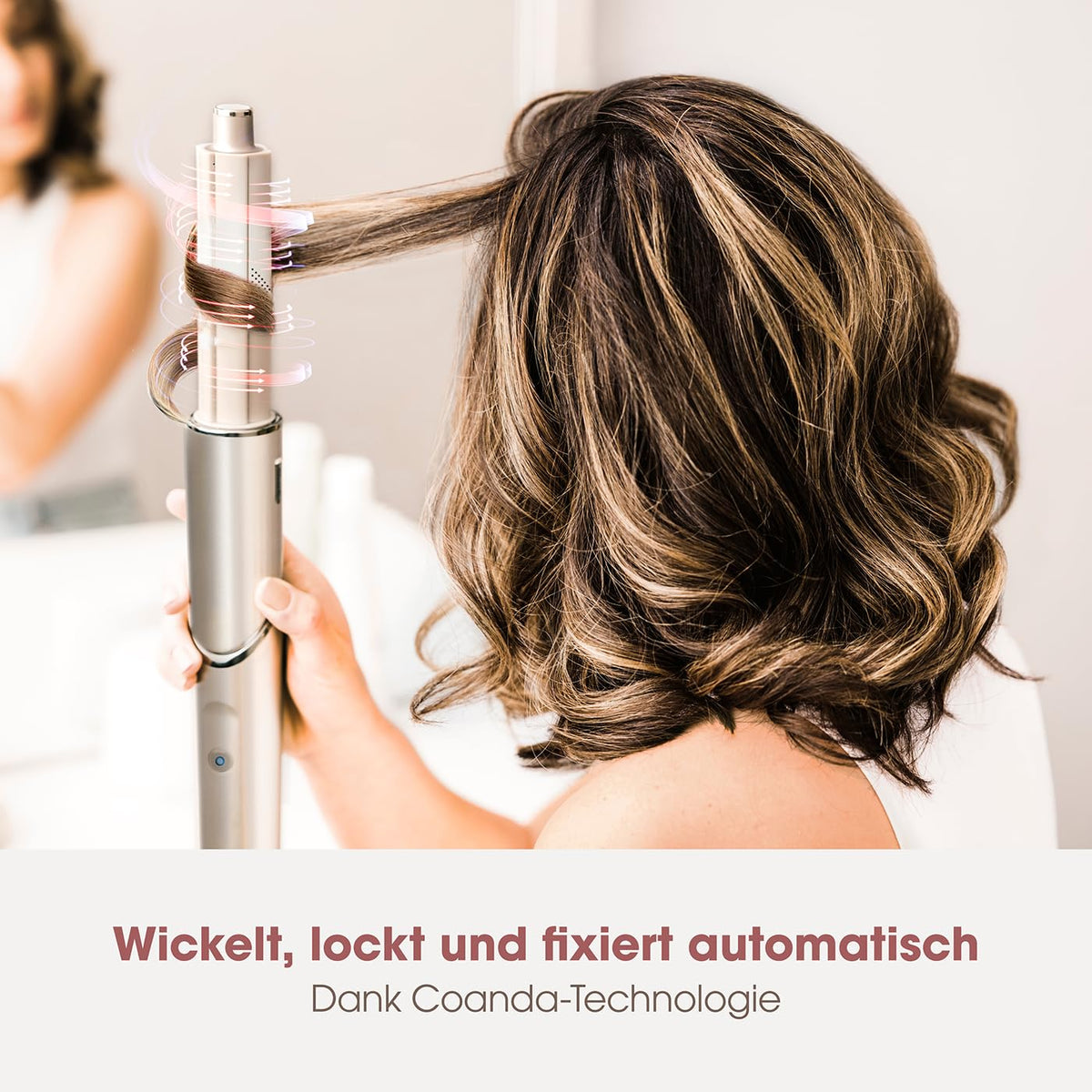 Shark FlexStyle 5-in-1 Luftstyler & Haartrockner, Auto-Wrap-Lockenaufsatz, Paddle-Bürste, Ovalbürste, Konzentrator, Diffusor, Aufbewahrungskoffer, Keine Hitzeschäden, Schwarz/Roségold, HD440EU