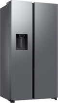 RS70F66KCTEF Side-by-Side Kühl-Gefrierkombination, AI Kühlschrank mit Gefrierfach, 178 cm, 634 l, Eis-/Wasserspender mit Festwasseranschluss, AI Energy Mode, Twin Cooling+, Edelstahl Look