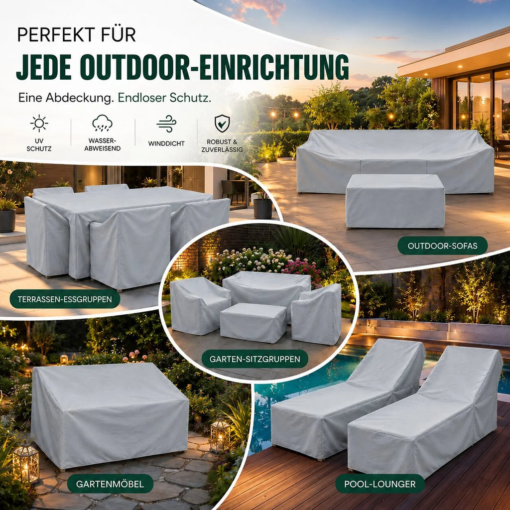 Wetterfeste Gartenmöbel Abdeckung | Regenschild