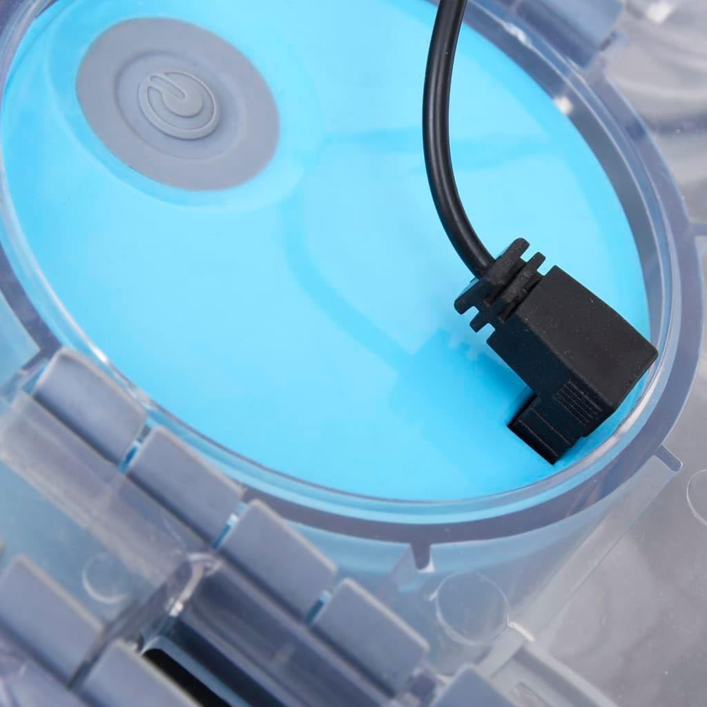 vidaXL Poolroboter Poolreiniger Kabellos Pool Bodensauger Sauger Reiniger Roboter Schwimmbadreiniger Bodenreiniger Poolsauger Poolrunner 27W