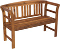 DEGAMO Landhausbank Gartenbank Rosario aus Akazienholz geölt, 2-sitzig 120cm, FSC®-Zertifiziert