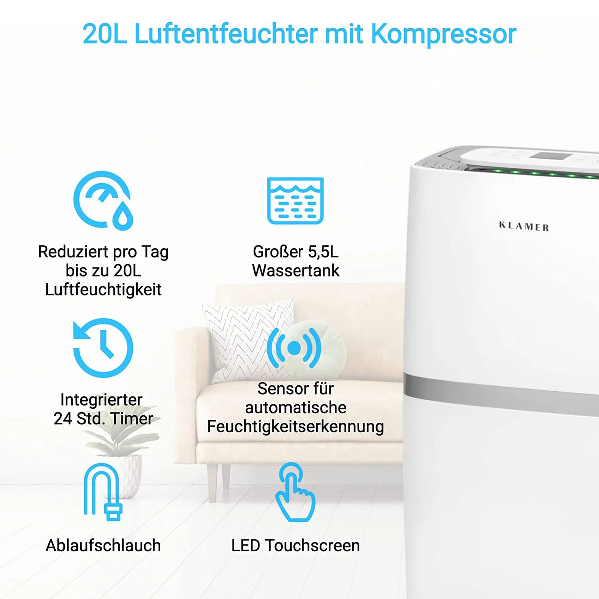 Luftentfeuchter 20/25L