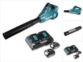 DUB 362 2x18 Volt Akku Laubbläser Akku-Gebläse + 2x 6 Ah Akku + DC 18 RD Doppel Ladegerät