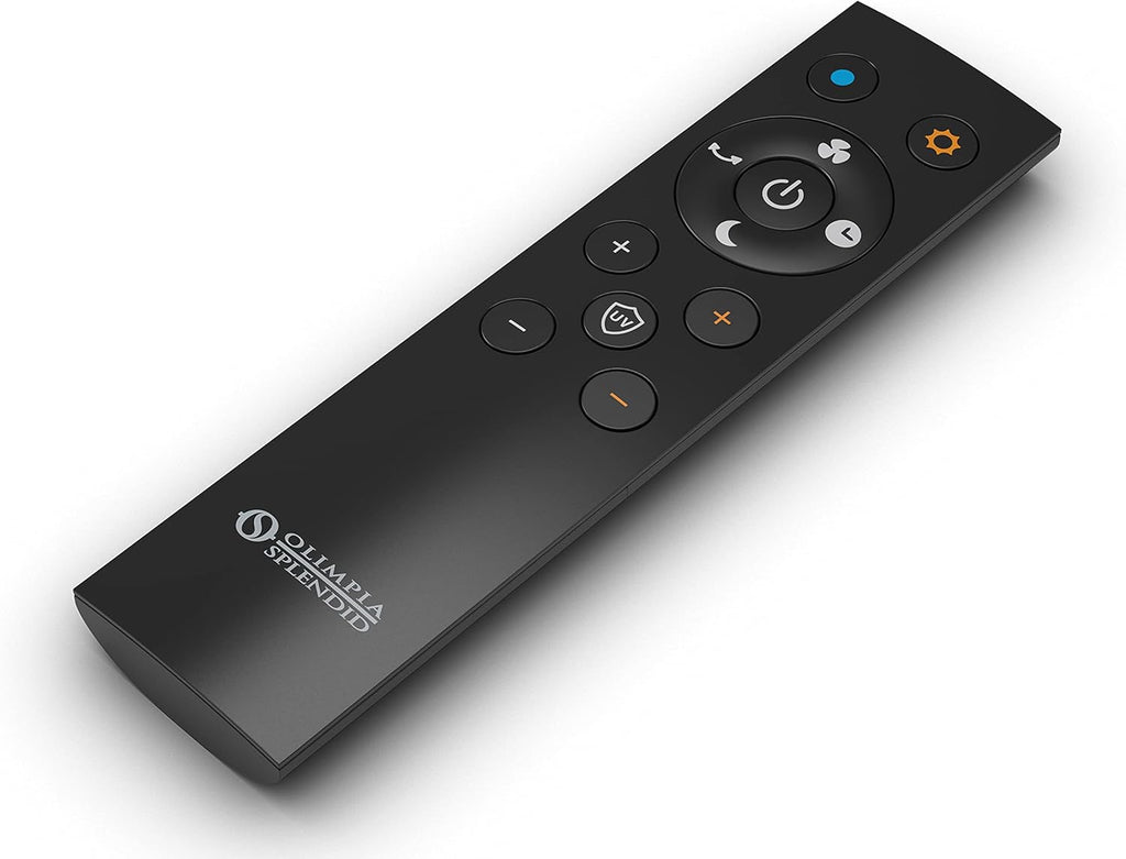 Olimpia Splendid 99276 Vertigo, 3in1 Luftreiniger, reinigt, heizt und belüftet, drei Filterstufen mit Hepa14, keimtötende UV-Lampe, integriertes WLAN und Sprachsteuerung, inklusive Fernbedienung