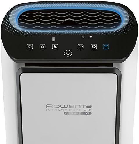 Rowenta PU6080 Intense Pure Air Connect Luftreiniger | steuerbar über App | Auto-Modus | Timer-Funktion | Smart Control | 4 Filterstufen | NanoCaptur-Technologie | Weiß/Grau X-Large